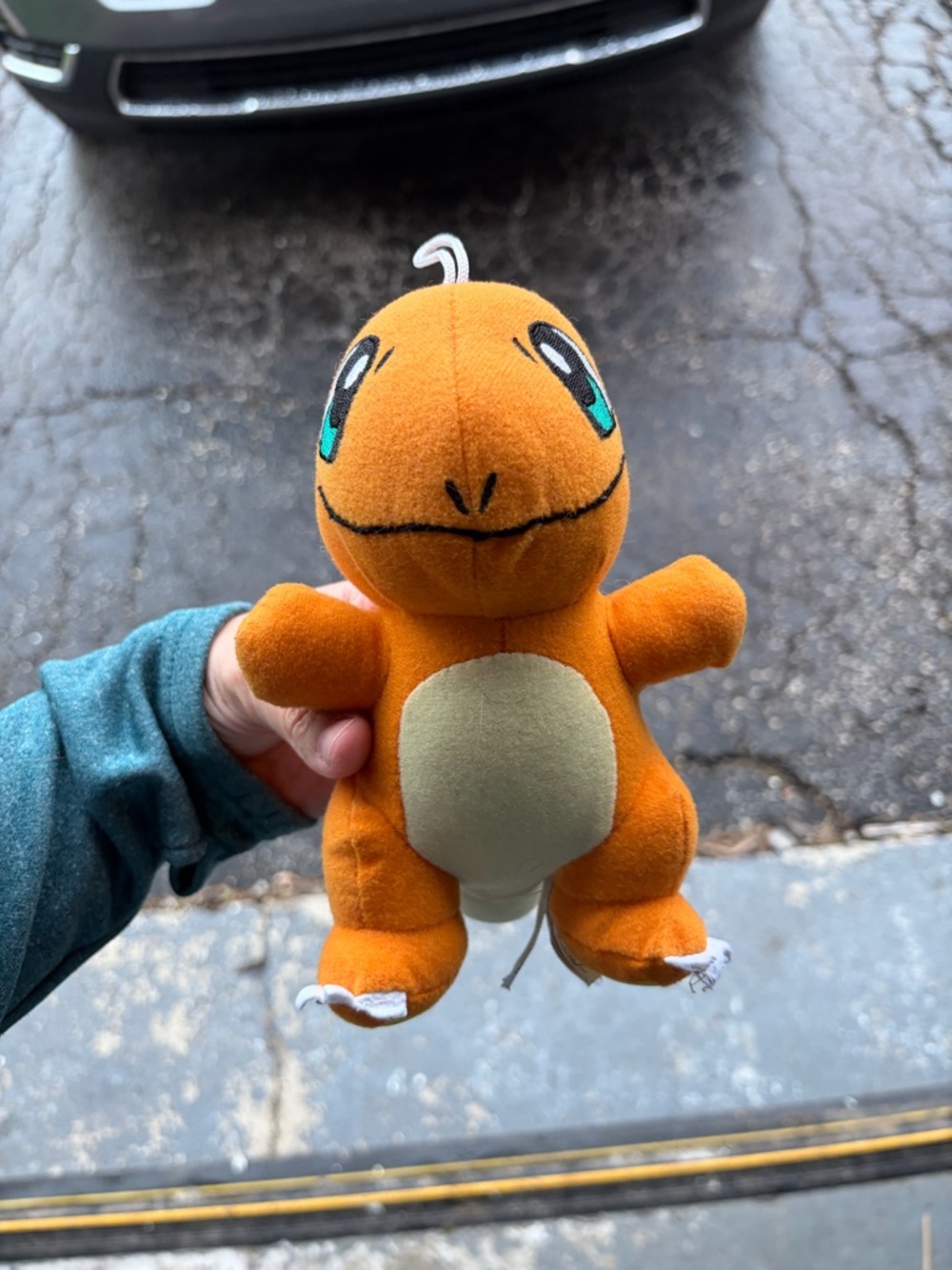 Orange Plush Charmander Stuffed Toy